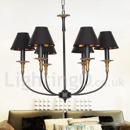 6 Ljus Rustik Retro Modern Ljuskrona I Ljusstil 6 Ljus Rustik Retro Modern Ljuskrona I Ljusstil