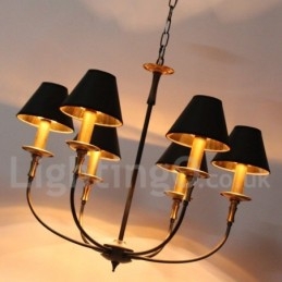6 Ljus Rustik Retro Modern Ljuskrona I Ljusstil
