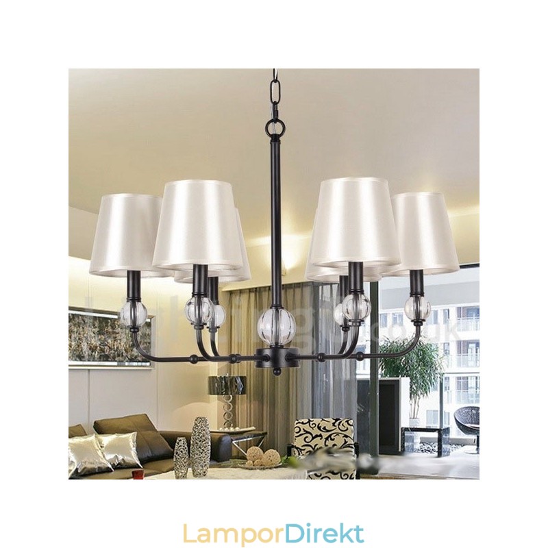 6 Ljus Rustik Retro Modern Ljuskrona I Ljusstil