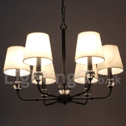 6 Ljus Rustik Retro Modern Ljuskrona I Ljusstil