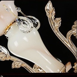 Europeisk Stil Hänge Zinklegering Imitation Jade Kristall Hänge