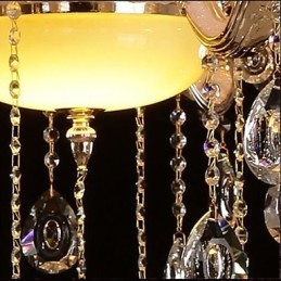 Europeisk Stil Hänge Zinklegering Imitation Jade Kristall Hänge