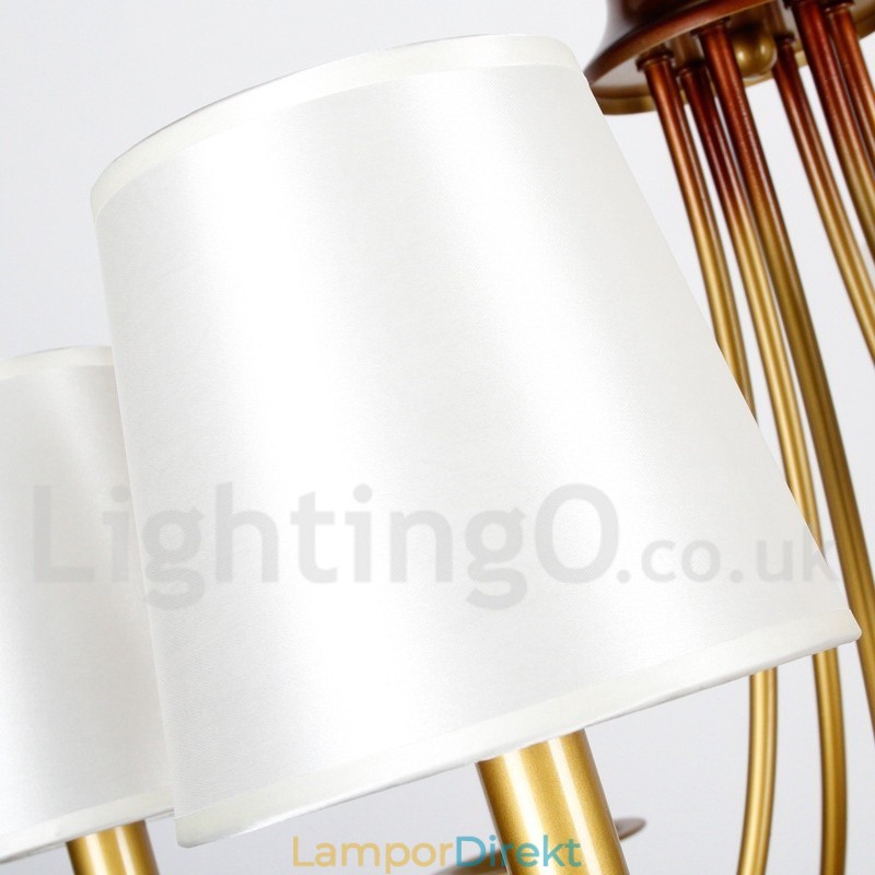 6 Ljus Rustik Medelhavsstil Modern Och Modern Ljuskrona I Ljusstil