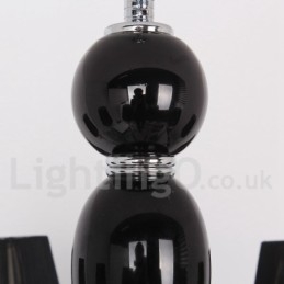 6 Ljus Vit Modern K9-Kristallkrona I Ljusstil