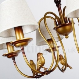 8 Ljus Modern Och Modern Rustik Retro Ljuskrona