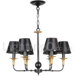 6 Ljus Retro Rustik Ljuskrona I Ljusstil