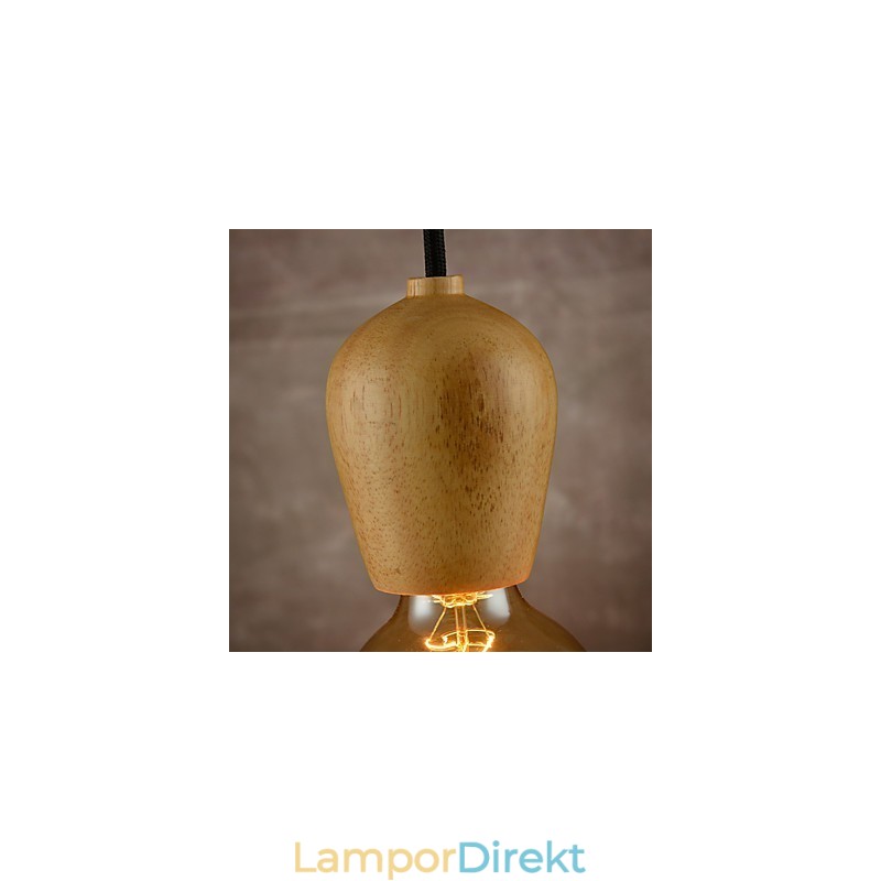Ljuskrona Mini Style Modern Contemporary Wood Bambu