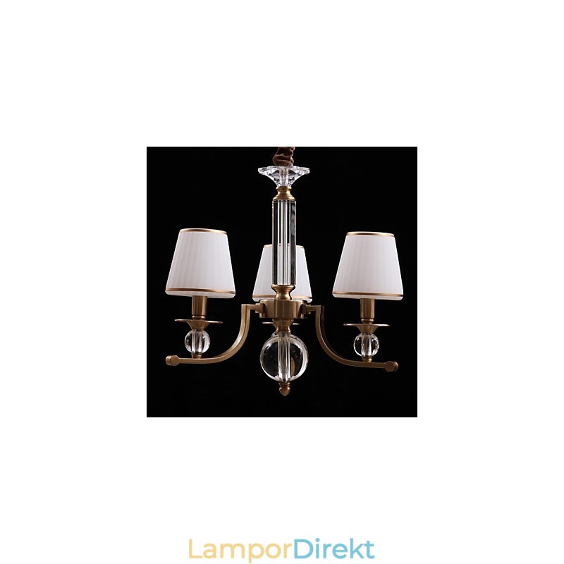 Modern Samtida Kristallbrons Metallkrona