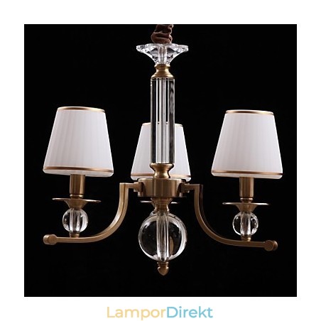 Modern Samtida Kristallbrons Metallkrona