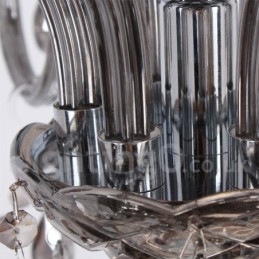 8 Ljus K9 Crystal Candle Style Ljuskrona