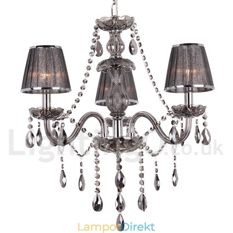 3 Ljus K9 Crystal Candle Style Ljuskrona