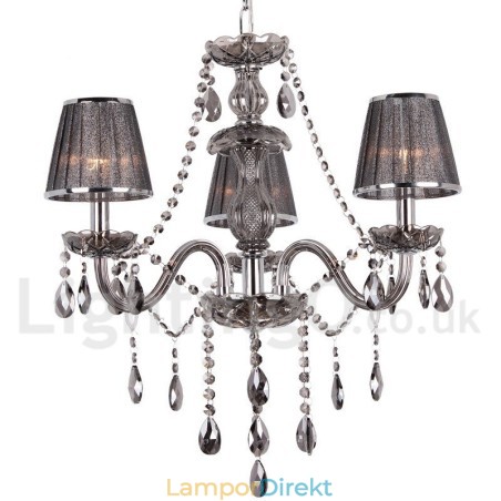 3 Ljus K9 Crystal Candle Style Ljuskrona 3 Ljus K9 Crystal Candle Style Ljuskrona