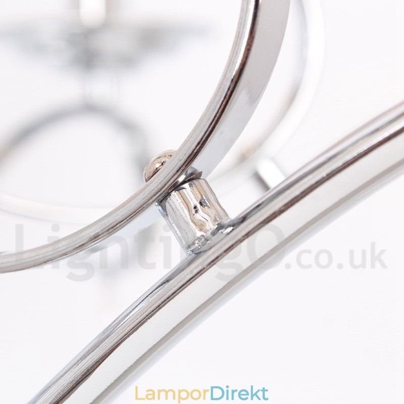 8 Ljus Samtida K9 Kristallljuskrona