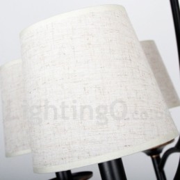 5 Ljus Rustik Retro Svart Modern Ljuskrona