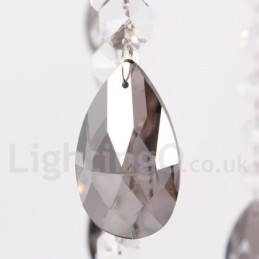 6 Ljus K9 Crystal Candle Style Ljuskrona