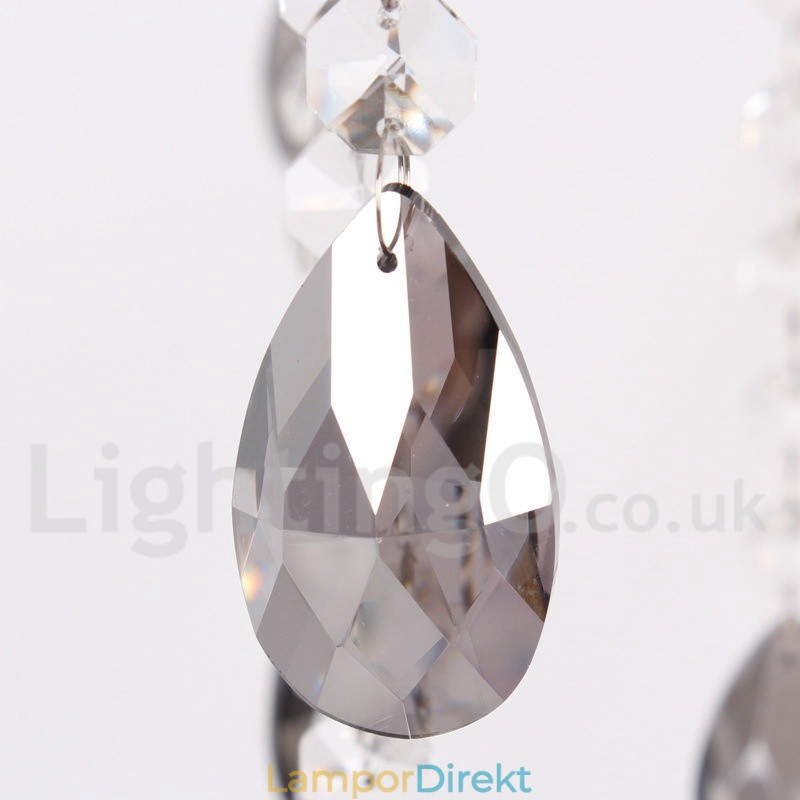 8 Ljus K9 Crystal Candle Style Ljuskrona