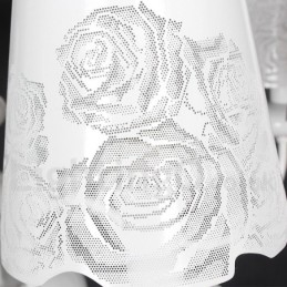 8 Ljus Modern Och Modern Ihålig Vit Ljuskrona