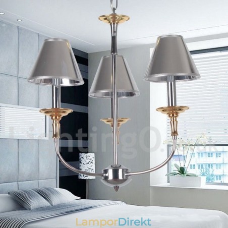 3 Ljus Modern Och Modern Ljuskrona I Kromljusstil 3 Ljus Modern Och Modern Ljuskrona I Kromljusstil