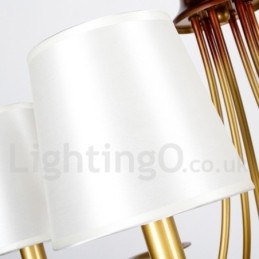 3 Ljus Rustik Medelhavsstil Modern Modern Ljuskrona I Ljusstil