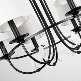 5 Ljus Retro Svart Medelhavsstil Rustik Modern Ljuskrona