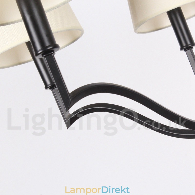 6 Ljus, Modern Och Modern Ljuskrona