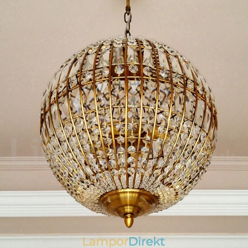 Globe Modern K9 Crystal Ceiling Pendel Light Indoor Chandelier Lighting Lamps Fixtures