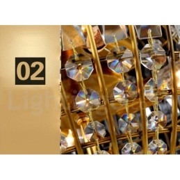 Globe Modern K9 Crystal Ceiling Pendel Light Indoor Chandelier Lighting Lamps Fixtures