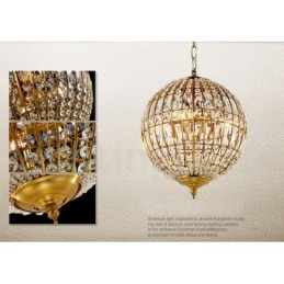 Globe Modern K9 Crystal Ceiling Pendel Light Indoor Chandelier Lighting Lamps Fixtures