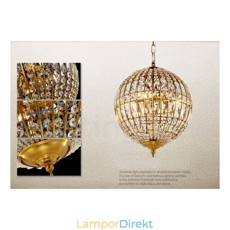 Globe Modern K9 Crystal Ceiling Pendel Light Indoor Chandelier Lighting Lamps Fixtures