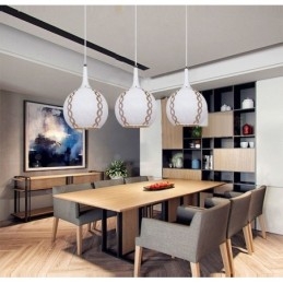 Modern Contemporary Lounge Glass Pendel Light
