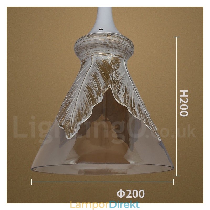 European Modern Contemporary Lounge Glas Pendellampa