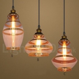 Bar Lounge European Glass Pendel Light