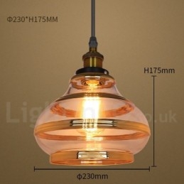Bar Lounge European Glass Pendel Light