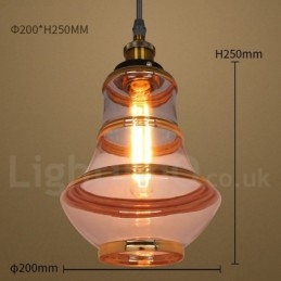 Bar Lounge European Glass Pendel Light