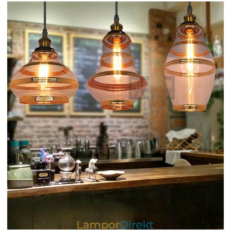 Bar Lounge European Glass Pendel Light