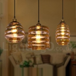 European Glass Pendel Light Cafe Lounge Pendellampa