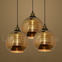 European Glass Pendel Light Cafe Pendel Lampa