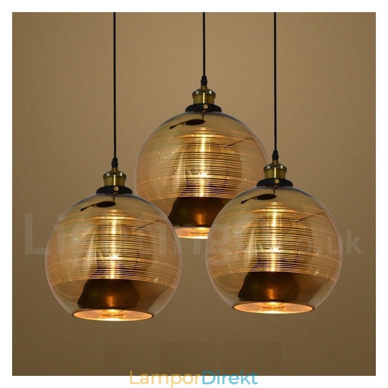 European Glass Pendel Light Cafe Pendel Lampa