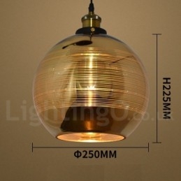 European Glass Pendel Light Cafe Pendel Lampa