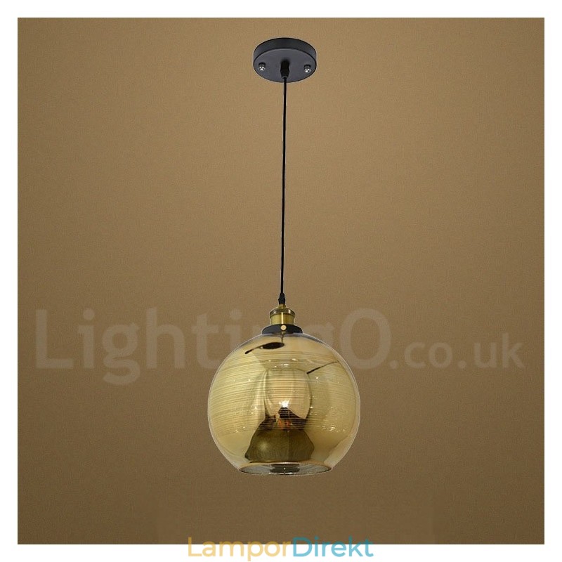 European Glass Pendel Light Cafe Pendel Lampa