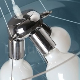 3 Ljus Modern Contemporary Glass Pendel Light
