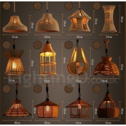 1 Ljus Rustik Lodge Pendellampa Cafe Hampa Rope Pendellampa