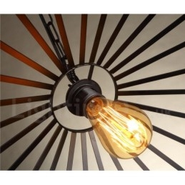 1 Ljus Rustik Lodge Pendellampa Cafe Hampa Rope Pendellampa