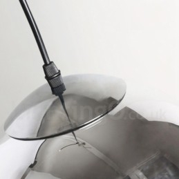 1 Ljus Modern Contemporary Plating Cafe Glas Pendel Light