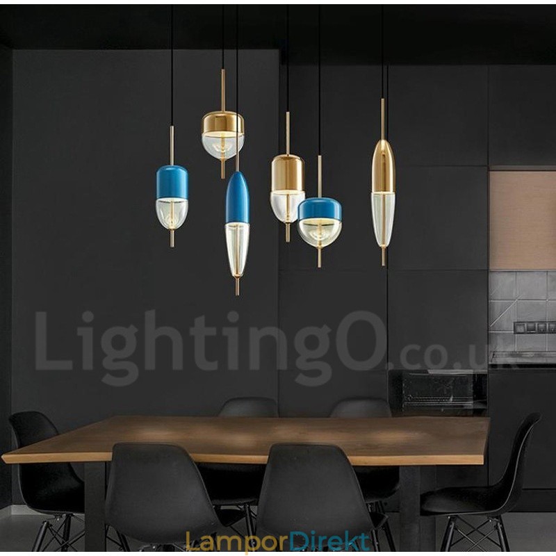 Ljus Modern Contemporary Glass Pendel Light