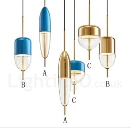 Ljus Modern Contemporary Glass Pendel Light