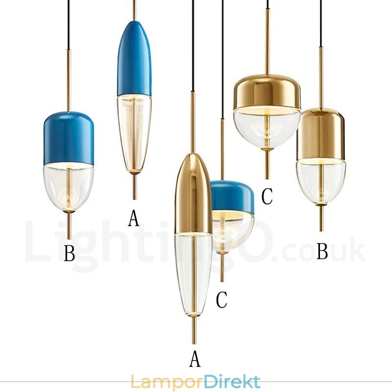 Ljus Modern Contemporary Glass Pendel Light
