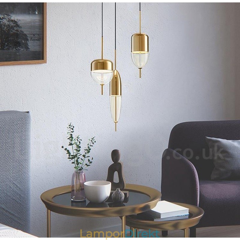 Ljus Modern Contemporary Glass Pendel Light