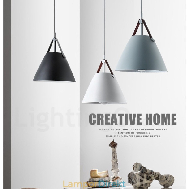 1 Ljus Nordic Style Pendellampa Vintage Pendellampa