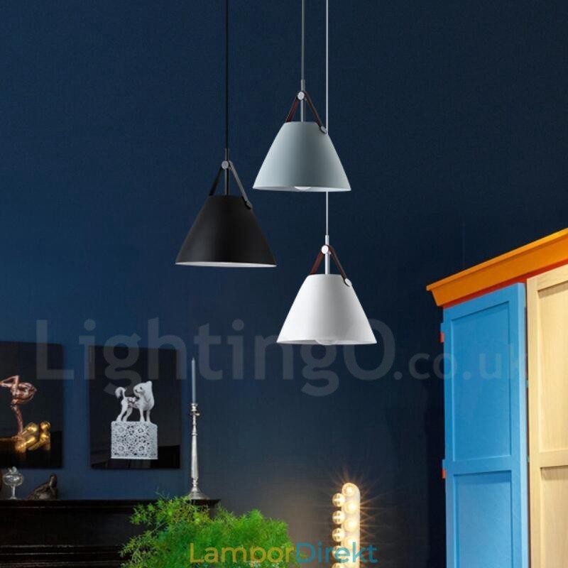 1 Ljus Nordic Style Pendellampa Vintage Pendellampa
